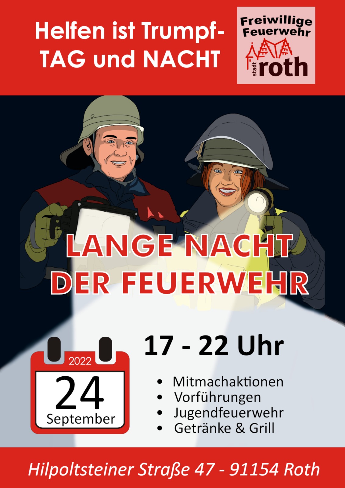 Lange Nacht der Feuerwehr Freiwillige Feuerwehr Roth